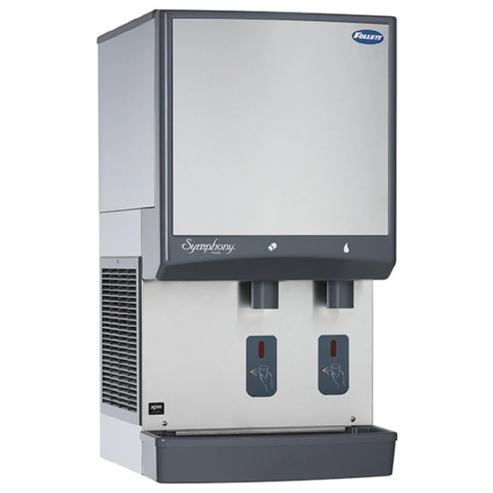 Follett 25HI414A-S0-DP Symphony Plus Air-Cooled Ice And Water Dispenser Chewblet Nugget 425 Lb/Day