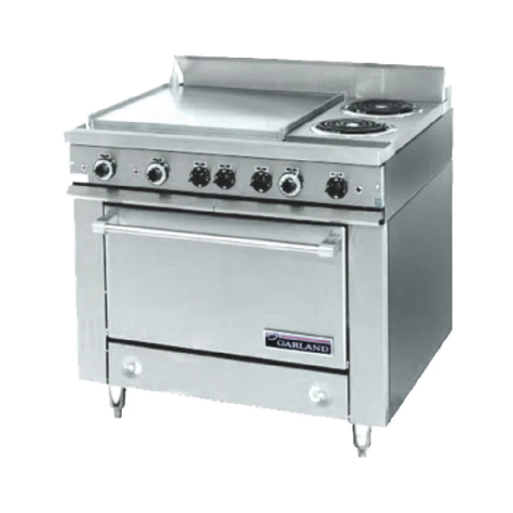 Garland 36ES38_240/60/1 36 Inch Heavy Duty Range Electric with Griddle 15.0kW