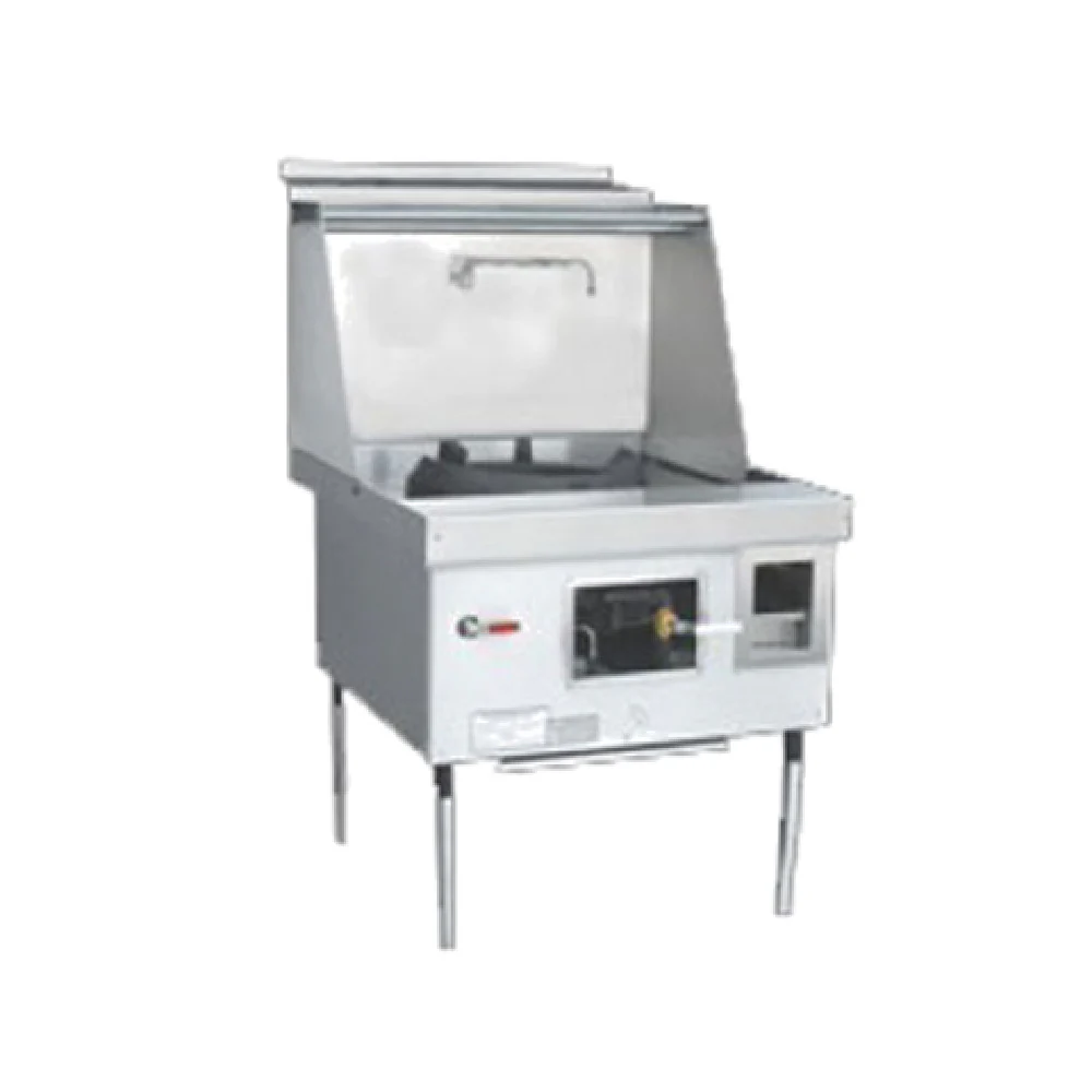 Town Y-1-SS 36 Inch Gas York Wok Range Water Cooled Chinese Faucet Stainless Steel
