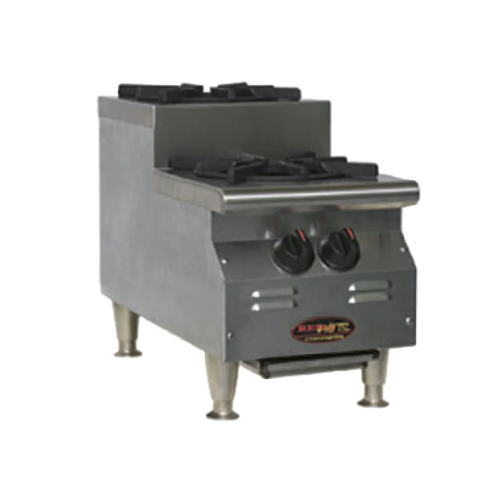 Eagle CLUHP-2-NG 12 Inch Countertop Gas Hotplate with 50,000 BTU Burners