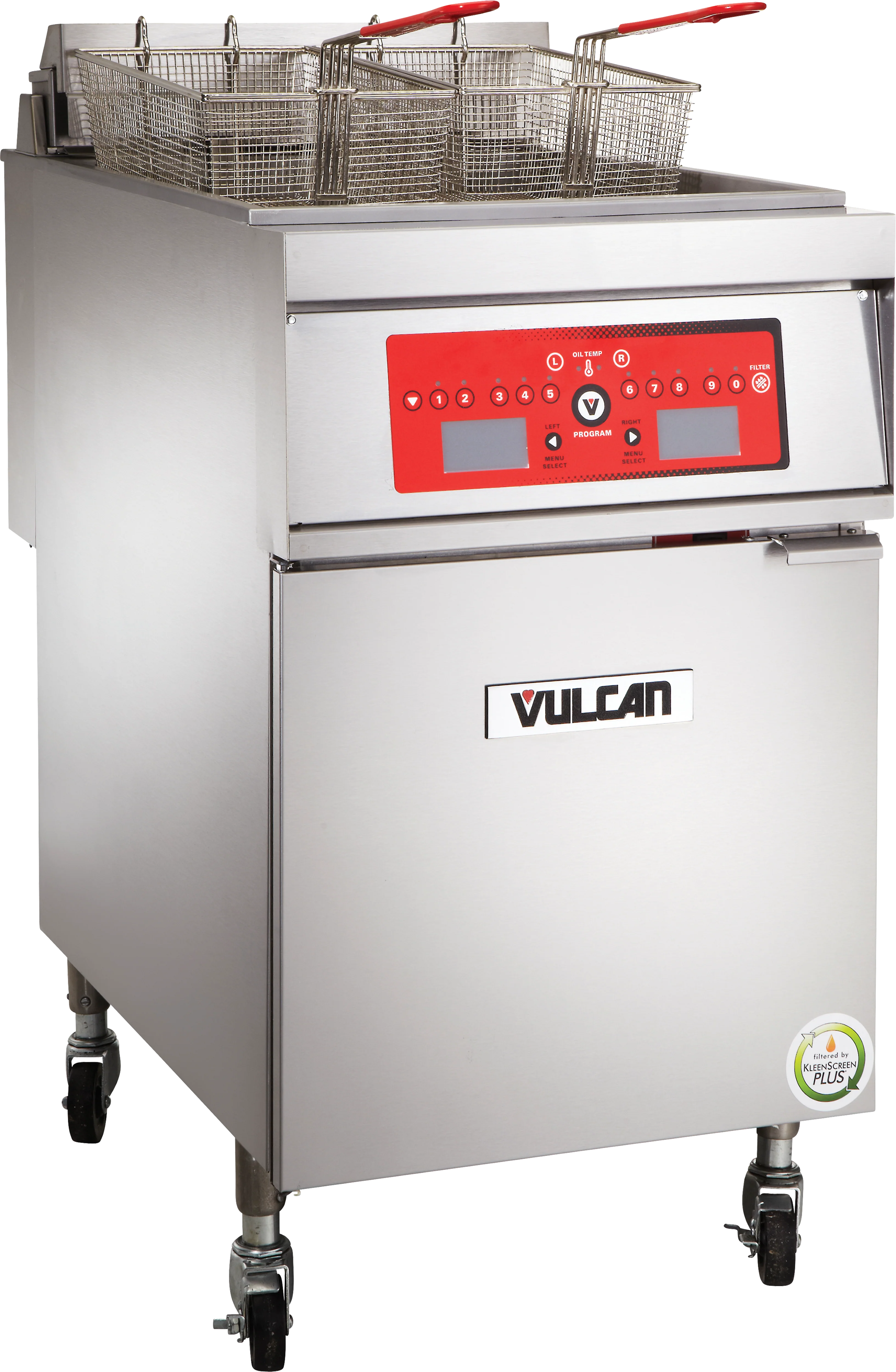 Vulcan 1ER85C_240/60/3 21 Inch Electric Deep Fryer Free-standing 85 lbs Capacity Vulcan 1ER85C_240/60/3 21 Inch Electric Deep Fryer Free-standing 85 lbs Capacity