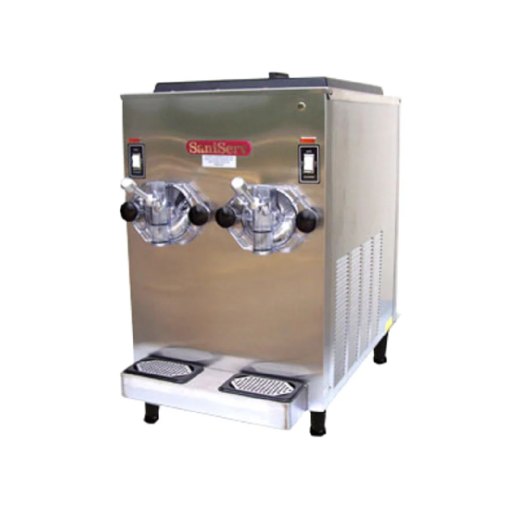 SaniServ 798 20 Inch Air-cooled Frozen Beverage Freezer Counter Model with 2 Heads SaniServ 798 20 Inch Air-cooled Frozen Beverage Freezer Counter Model with 2 Heads