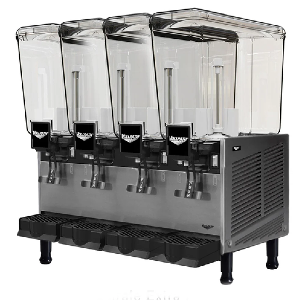Vollrath VBBE4-37-S 28 Inch Electric Beverage Dispenser with Four Bowls