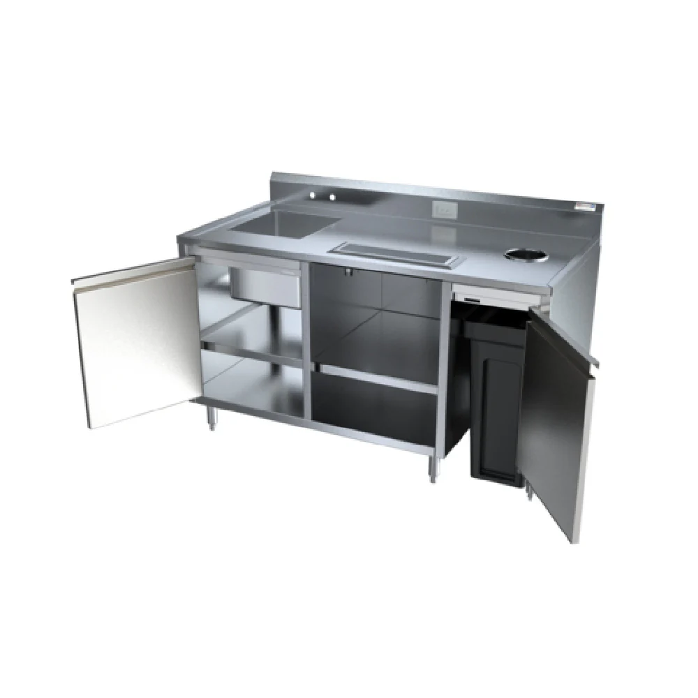 NBR Equipment BEV-T6030L Beverage Table/Counter 60