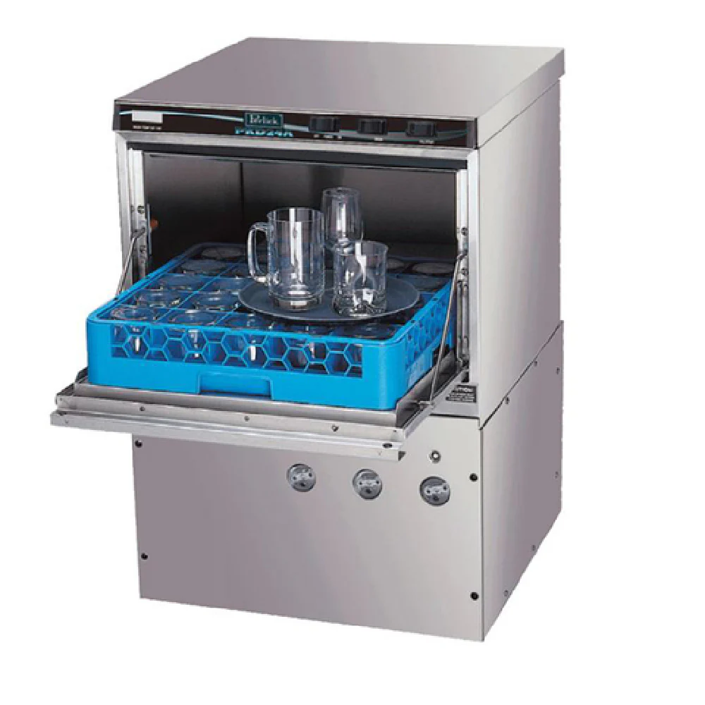 Perlick PKD24A 24 Inch Underbar Glasswasher Door Type Low Temp Chemical Sanitizing