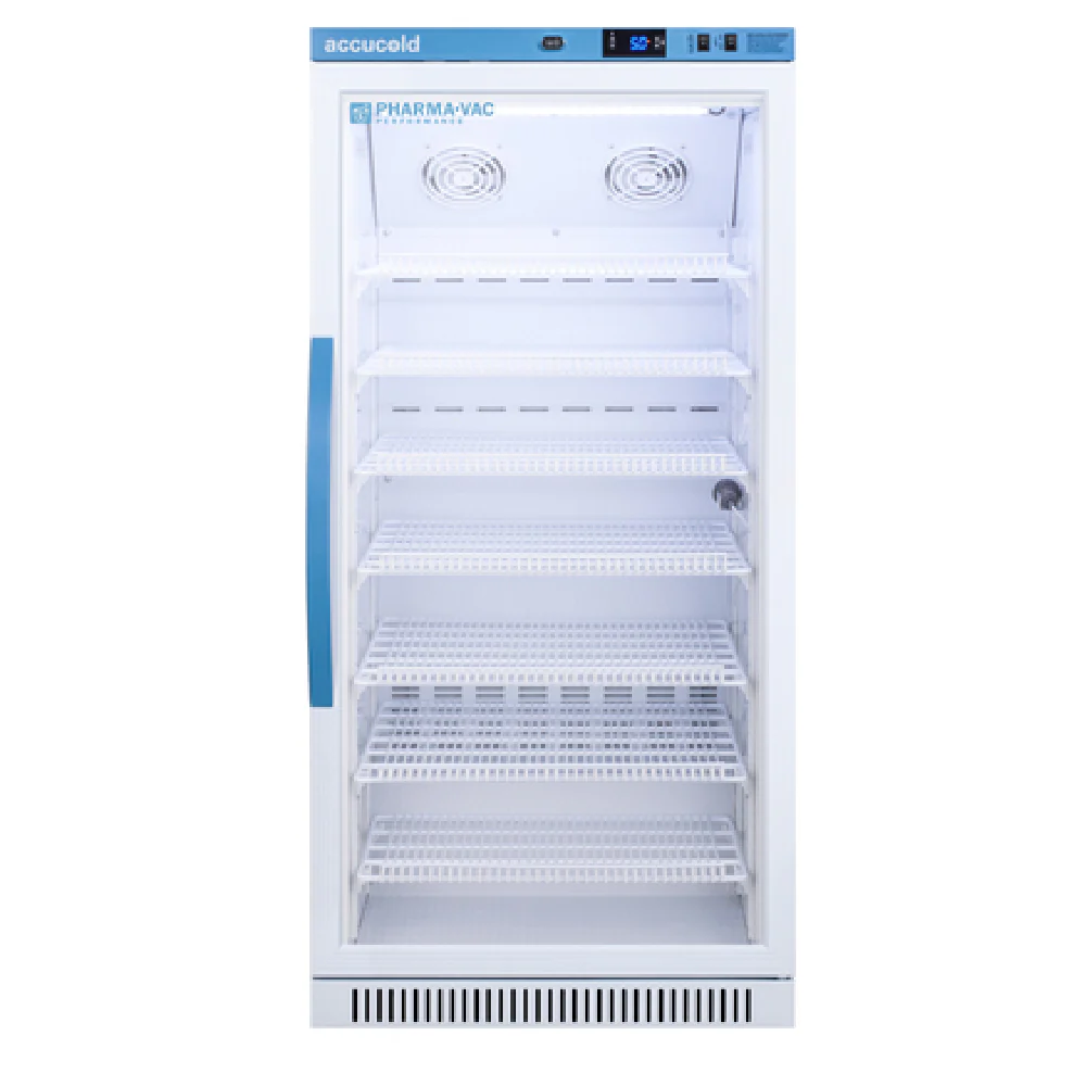 Summit ARG8PV 23 Inch Medical Refrigerator 8 cu ft Reach-in with Glass Door