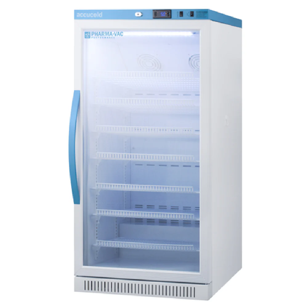 Summit ARG8PV 23 Inch Medical Refrigerator 8 cu ft Reach-in with Glass Door Summit ARG8PV 23 Inch Medical Refrigerator 8 cu ft Reach-in with Glass Door