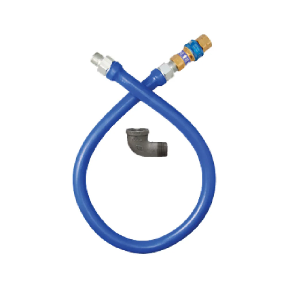 Dormont 16100BPQ24 1 Inch Diameter Gas Connector Hose Assembly with SnapFast QD 414000 BTU