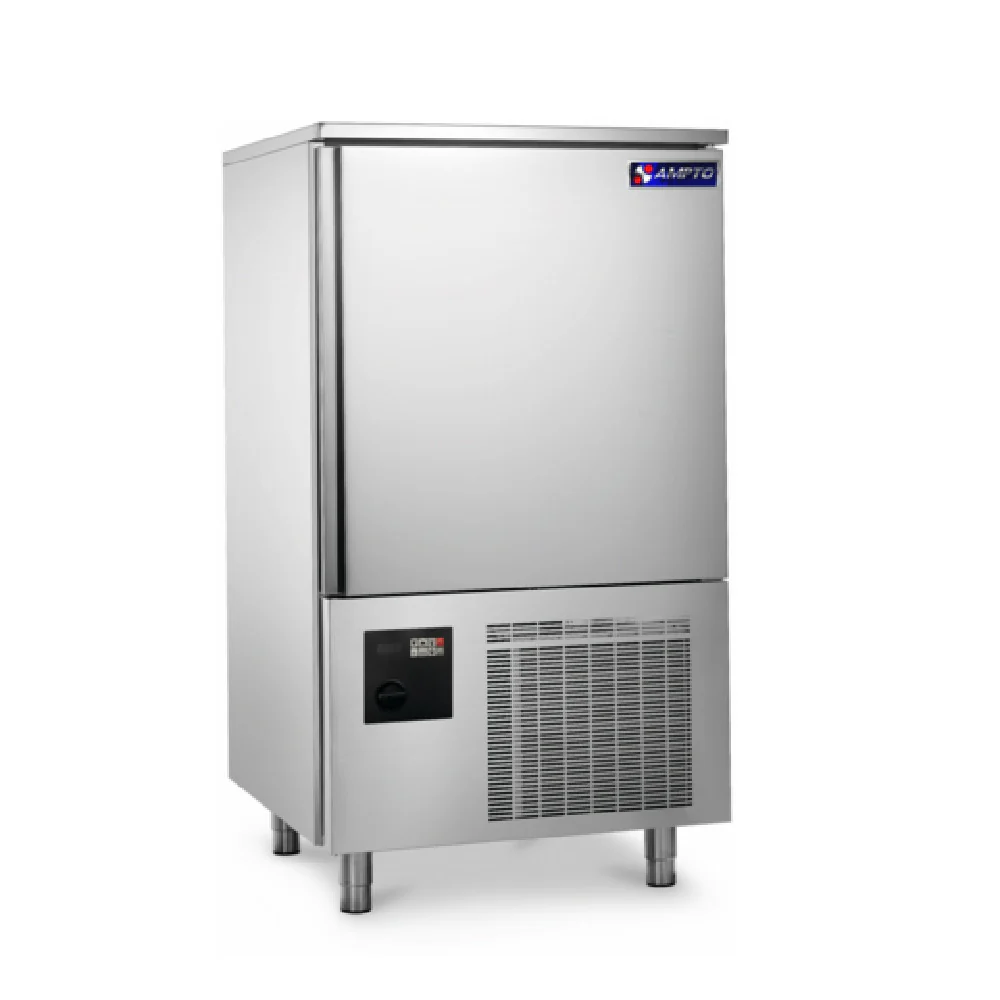 AMPTO ABT-10US 33 Inch Blast Chiller Freezer Reach-in Single Section Stainless Steel with timer and temperature probe