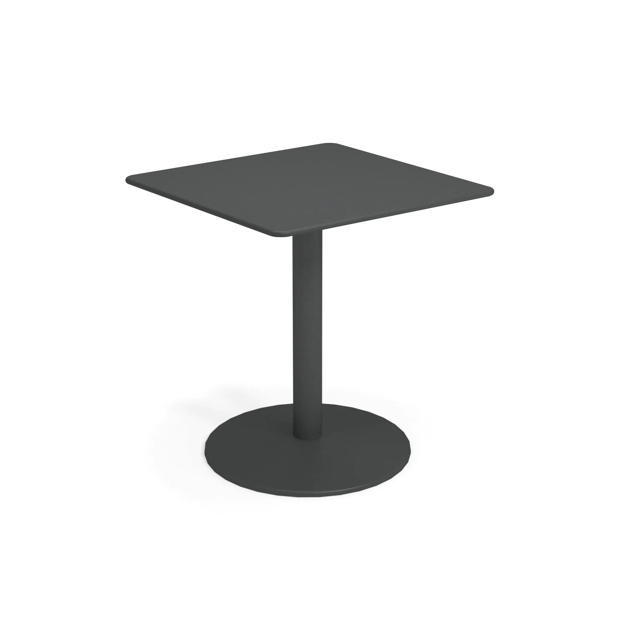 emuamericas, llc E901-22 30 Inch Square Table Outdoor Steel with PVC Foot Caps
