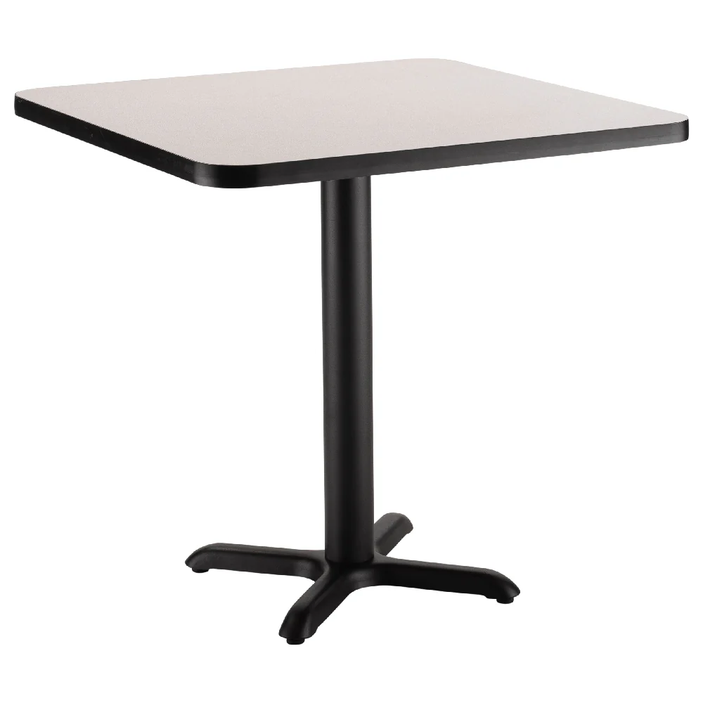 National Public Seating CT34848X 48 Inch Square Table Particleboard and Steel Base