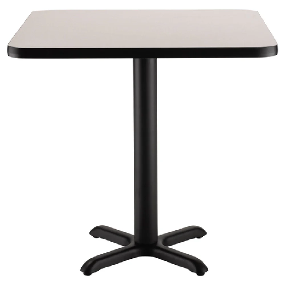 National Public Seating CT34848X 48 Inch Square Table Particleboard and Steel Base National Public Seating CT34848X 48 Inch Square Table Particleboard and Steel Base