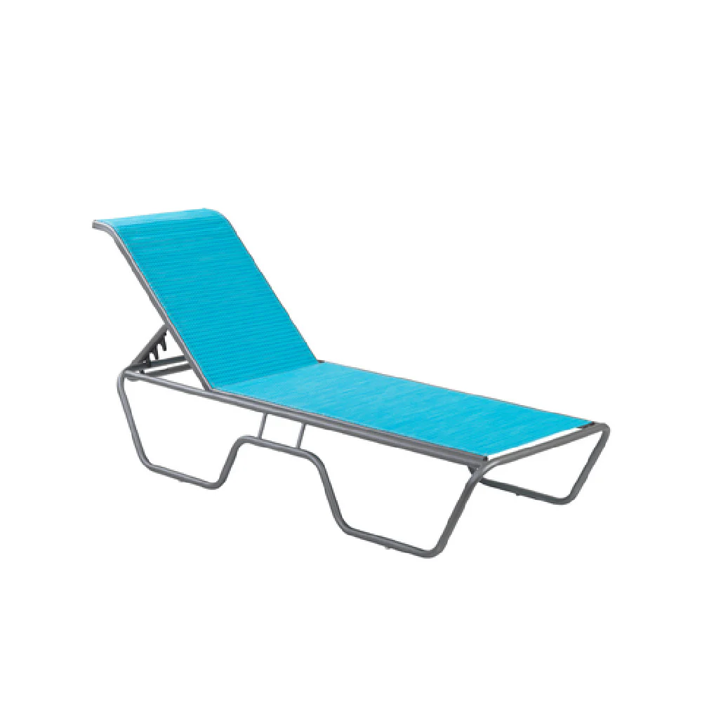 Plantation Prestige Commercial Furniture 4050900-04 29 Inch Sarasota Chaise Lounge Stackable Durable Sling Plantation Prestige Commercial Furniture 4050900-04 29 Inch Sarasota Chaise Lounge Stackable Durable Sling
