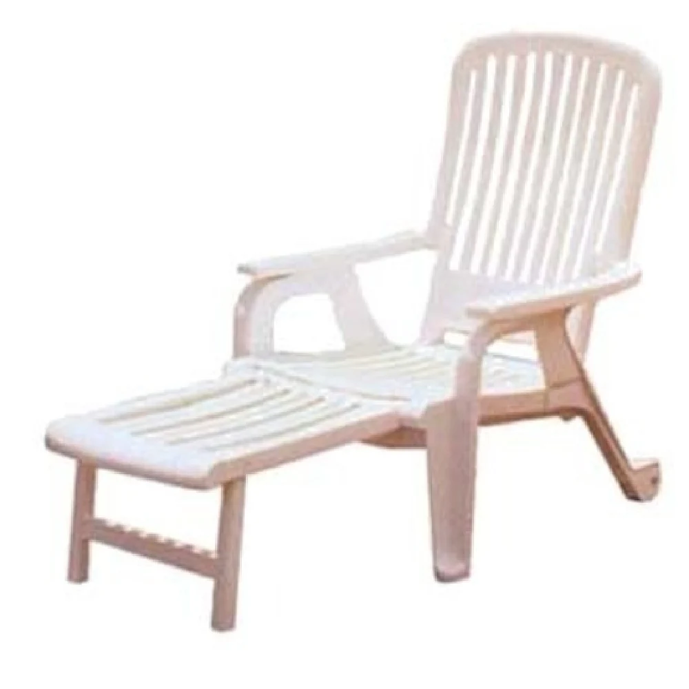 Grosfillex 47658004 30 Inch Stacking Outdoor Armchair Resin White