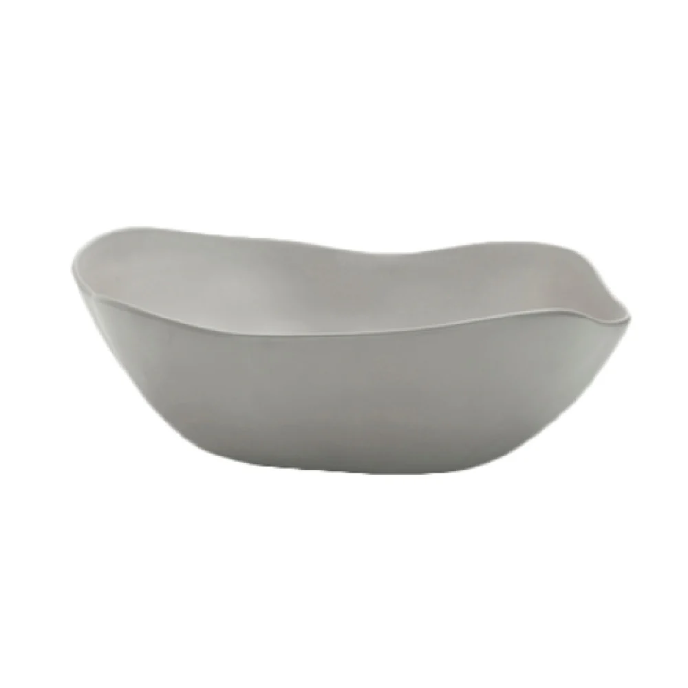 Steelite 7006DD014 Salad Bowl 18 Inch Gray 3.0 Gal Melamine 4 Packs Steelite 7006DD014 Salad Bowl 18 Inch Gray 3.0 Gal Melamine 4 Packs