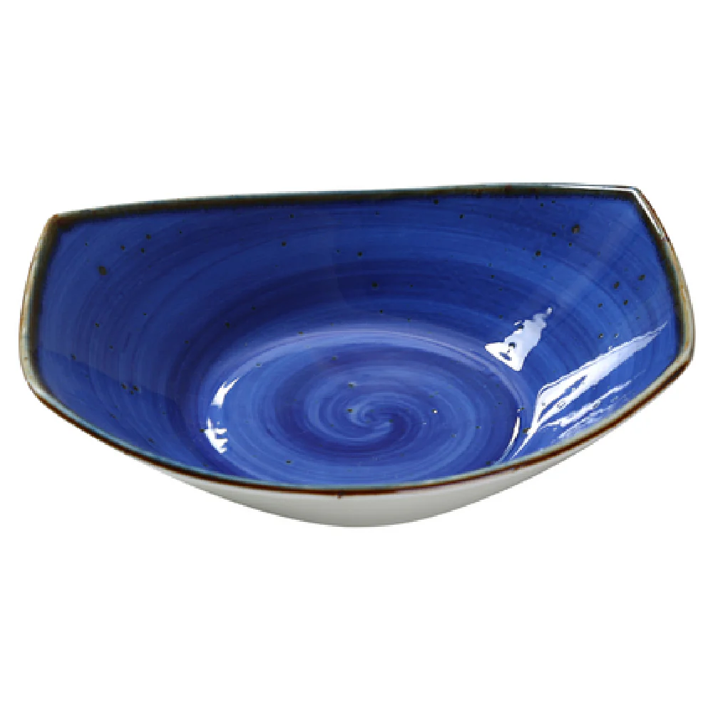 Yanco LY-307BU 15 Oz Free Form Soup Salad Plate Porcelain Blue - 3 Dozen Yanco LY-307BU 15 Oz Free Form Soup Salad Plate Porcelain Blue - 3 Dozen