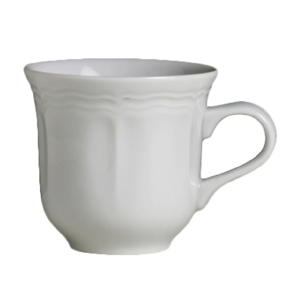 Steelite 6640V916 8.5 Oz Breakfast Cup Porcelain Queen Ann - 4.625 Inch
