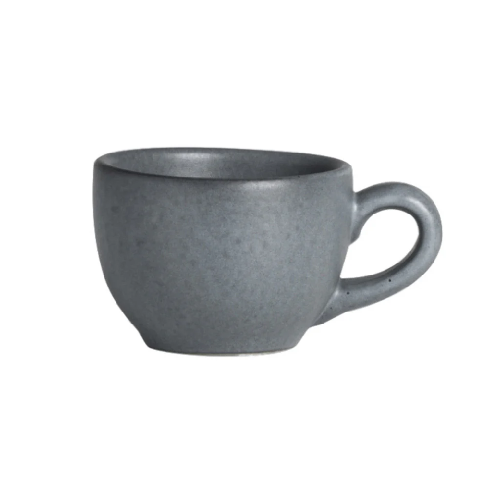 Steelite A941P077 3 Oz Espresso Cup Denali Matte Gray China with Handle