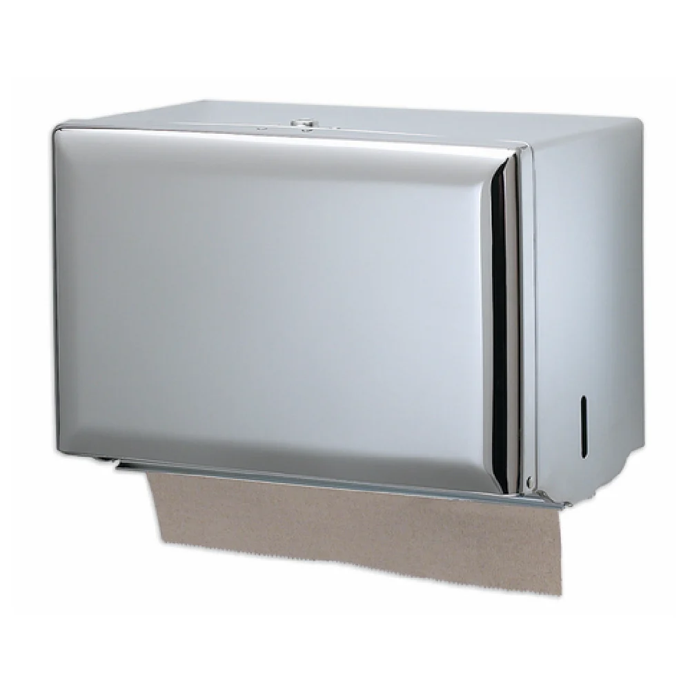 San Jamar T1800XC 10-3/4 Inch Chrome Paper Towel Dispenser Manual Steel San Jamar T1800XC 10-3/4 Inch Chrome Paper Towel Dispenser Manual Steel