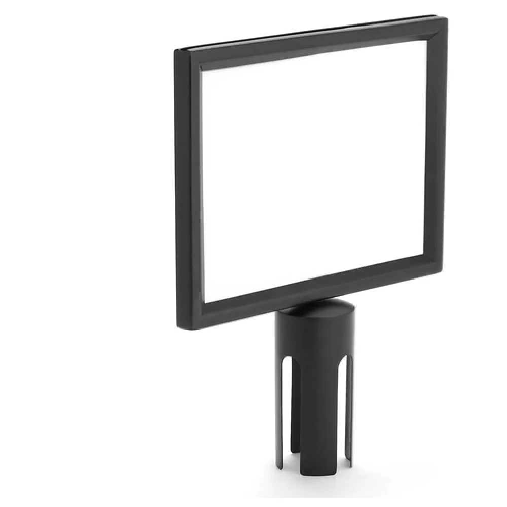 American Metalcraft RHSSIGNBLK 11 Inch Dual Sided Sign Stainless Steel Black