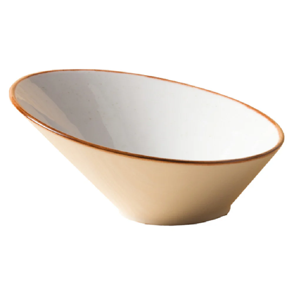 GET Enterprises PA1605807412 17-9/10 Oz Round Bowl Porcelain Artisan Beige GET Enterprises PA1605807412 17-9/10 Oz Round Bowl Porcelain Artisan Beige