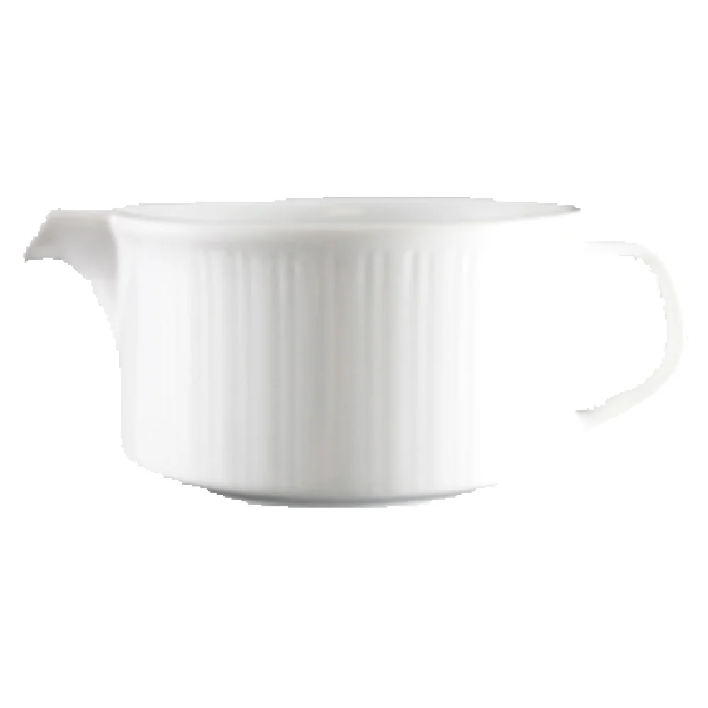 Vertex China CB-SB 6-1/8 Inch Sauce Boat 10 Oz Porcelain Embossed