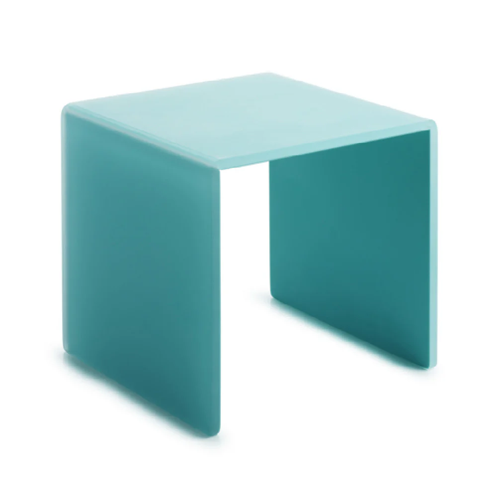 Revol 660450 7-7/8 Inch High Square Buffet Food Safe Resin Blue Made in France Revol 660450 7-7/8 Inch High Square Buffet Food Safe Resin Blue Made in France