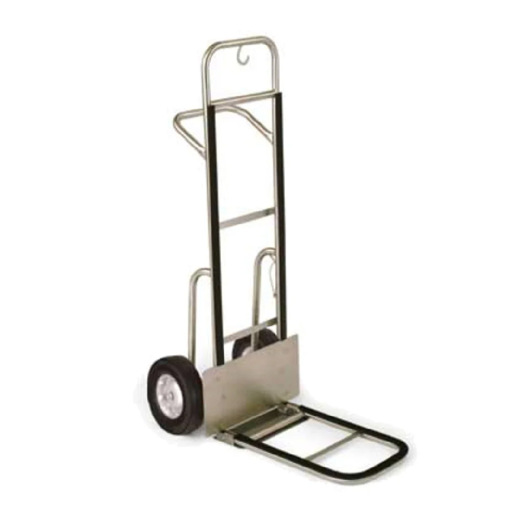 Forbes Industries 1560-B 24 Inch Bellman's Handtruck Dropnose Brushed Stainless Steel Forbes Industries 1560-B 24 Inch Bellman's Handtruck Dropnose Brushed Stainless Steel