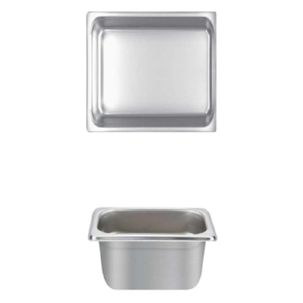 Thunder Group STPA4164 6.93 Inch Anti-Jam Steam Table Pan 25 Gauge Stainless Steel