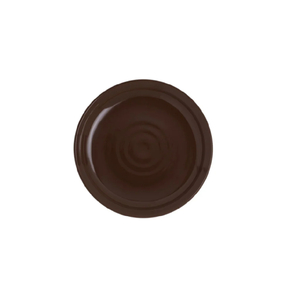 Steelite 7800ZM5008 7 Inch Round Plate Red Melamine for Foodservice
