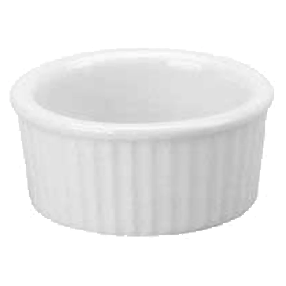 Vertex China RMK-5-P 5 Oz Ramekin Round Fluted Rolled Edge Bright White Vertex China RMK-5-P 5 Oz Ramekin Round Fluted Rolled Edge Bright White