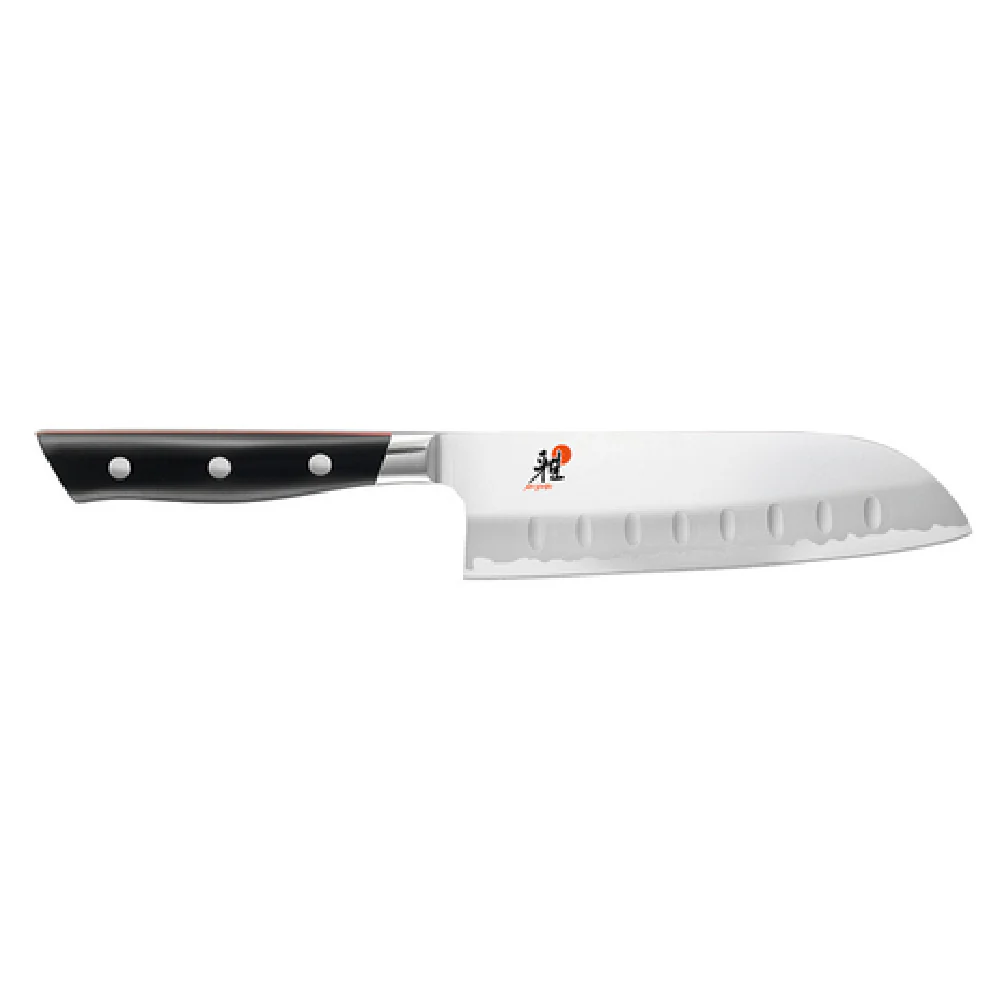 Zwilling 34028-143 5-1/2 Inch Hollow Edge Santoku Knife Carbon Steel POM Handle