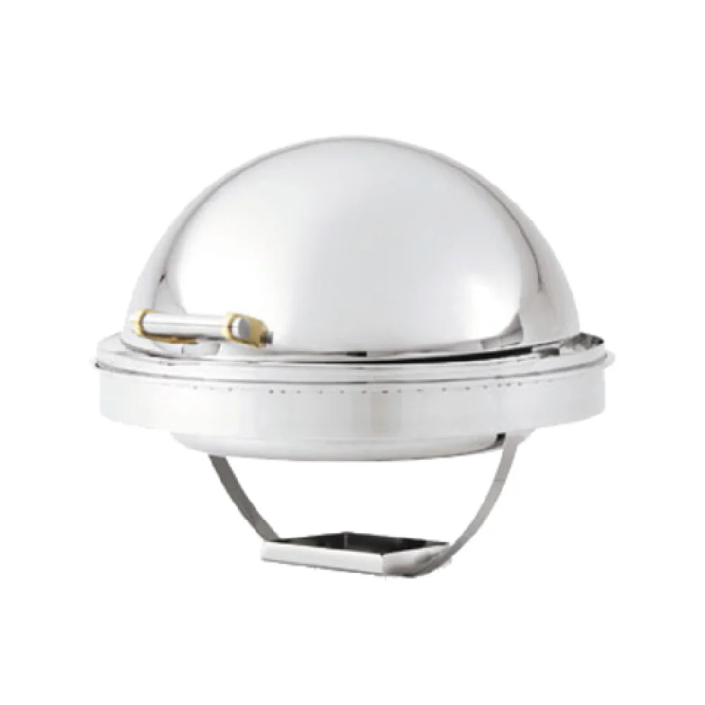 Vollrath 46268 6 Quart Electric Chafer Round Drop-In Stainless Steel with Removable Dome Cover