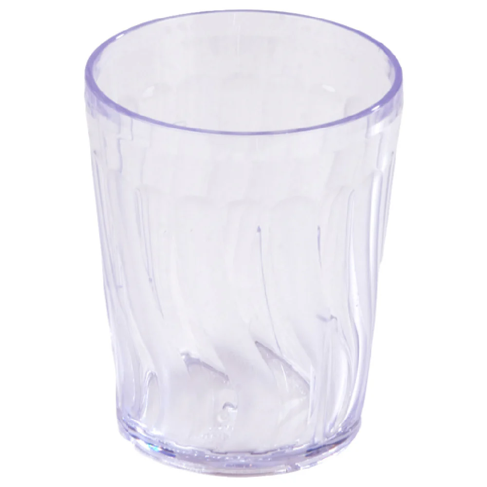 Dinex DX4GC607 6 Oz Clear Plastic Tumbler with Swirl Finish 72 Packs Dinex DX4GC607 6 Oz Clear Plastic Tumbler with Swirl Finish 72 Packs
