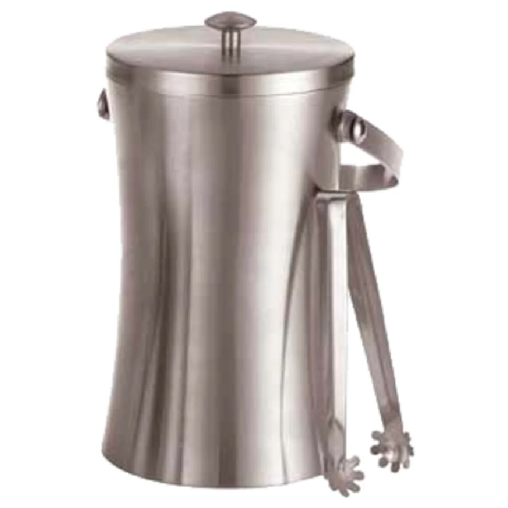 American Metalcraft ISSB8 49 Oz Ice Bucket with Ice Tong Double Wall Stainless Steel Satin Finish American Metalcraft ISSB8 49 Oz Ice Bucket with Ice Tong Double Wall Stainless Steel Satin Finish