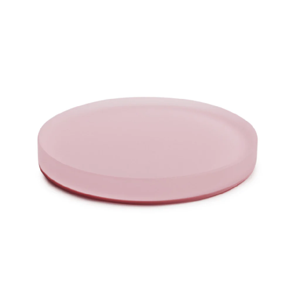 Revol 660471 3.15 Inch Round Pastry Support Pink Resin Made in France Revol 660471 3.15 Inch Round Pastry Support Pink Resin Made in France