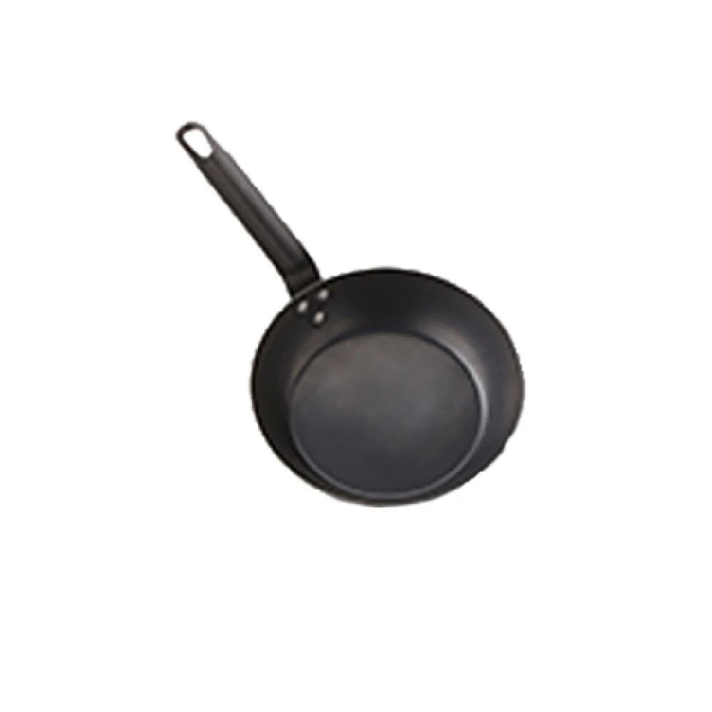 American Metalcraft BSFP8 8 Inch Non-coated Fry Pan Induction Steel Black