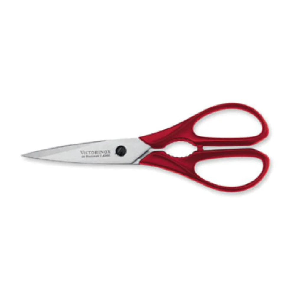 Victorinox 7.6363-X2 4 Inch Household Shears with Bottle Opener Red Polypropylene