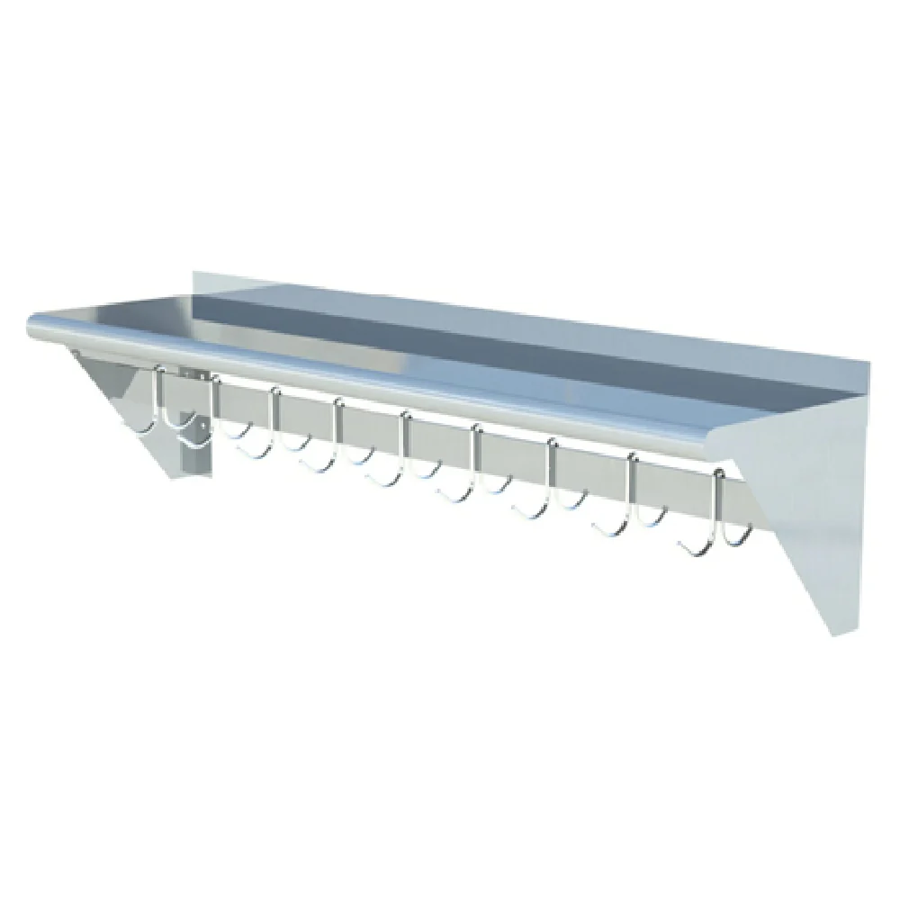 Sapphire Manufacturing SMWP-1260 Overshelf With Pot Rack Wall-mounted 60