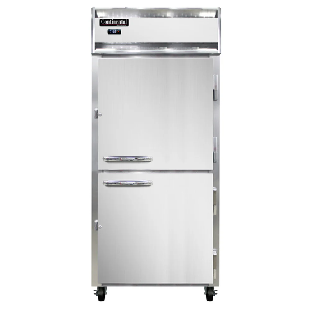 Continental Refrigerator 1RXNHD 36-1/4 Inch Extra Wide Reach-In Refrigerator Stainless Steel Continental Refrigerator 1RXNHD 36-1/4 Inch Extra Wide Reach-In Refrigerator Stainless Steel