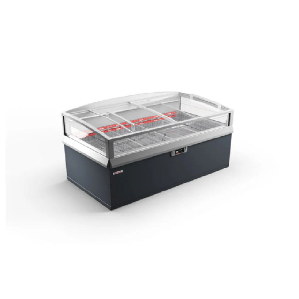 AHT Cooling Systems USA 433980 MONTREAL SLIM PUSH 210 - 82 Inch Refrigerator Freezer Merchandiser with LED Lights AHT Cooling Systems USA 433980 MONTREAL SLIM PUSH 210 - 82 Inch Refrigerator Freezer Merchandiser with LED Lights