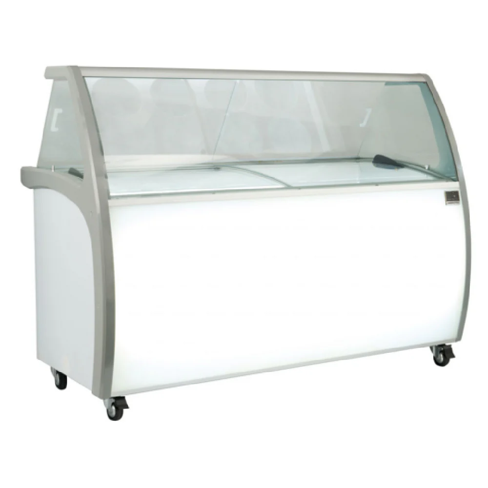 Kelvinator KCICDC10FH 67-3/4 Inch Front Of The House Display Dipping Cabinet with Signage Kelvinator KCICDC10FH 67-3/4 Inch Front Of The House Display Dipping Cabinet with Signage