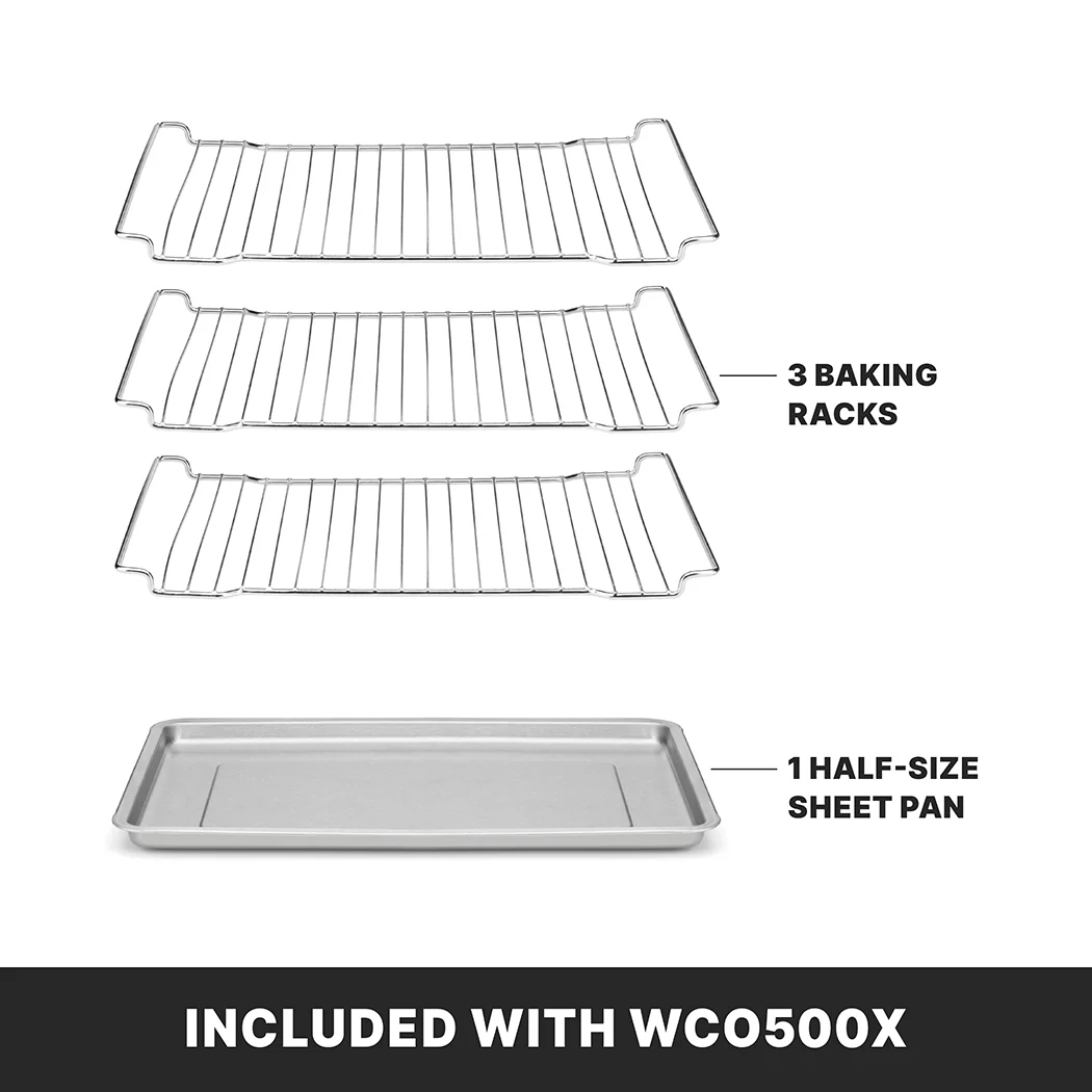 Waring WCO500XKSDI 23 Inch Electric Convection Oven Commercial Stainless Steel with 3 Racks Waring WCO500XKSDI 23 Inch Electric Convection Oven Commercial Stainless Steel with 3 Racks