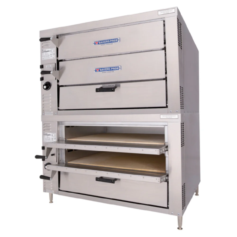 Bakers Pride GP62-HP 41 Inch Gas Pizza Bake Oven with Dual Decks 120000 BTU Bakers Pride GP62-HP 41 Inch Gas Pizza Bake Oven with Dual Decks 120000 BTU