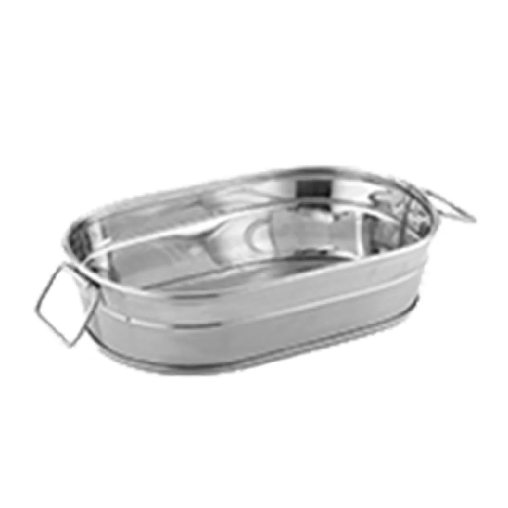 American Metalcraft STUB69 35 Oz Oval Tub with Dishwasher Safe Stainless Steel Finish