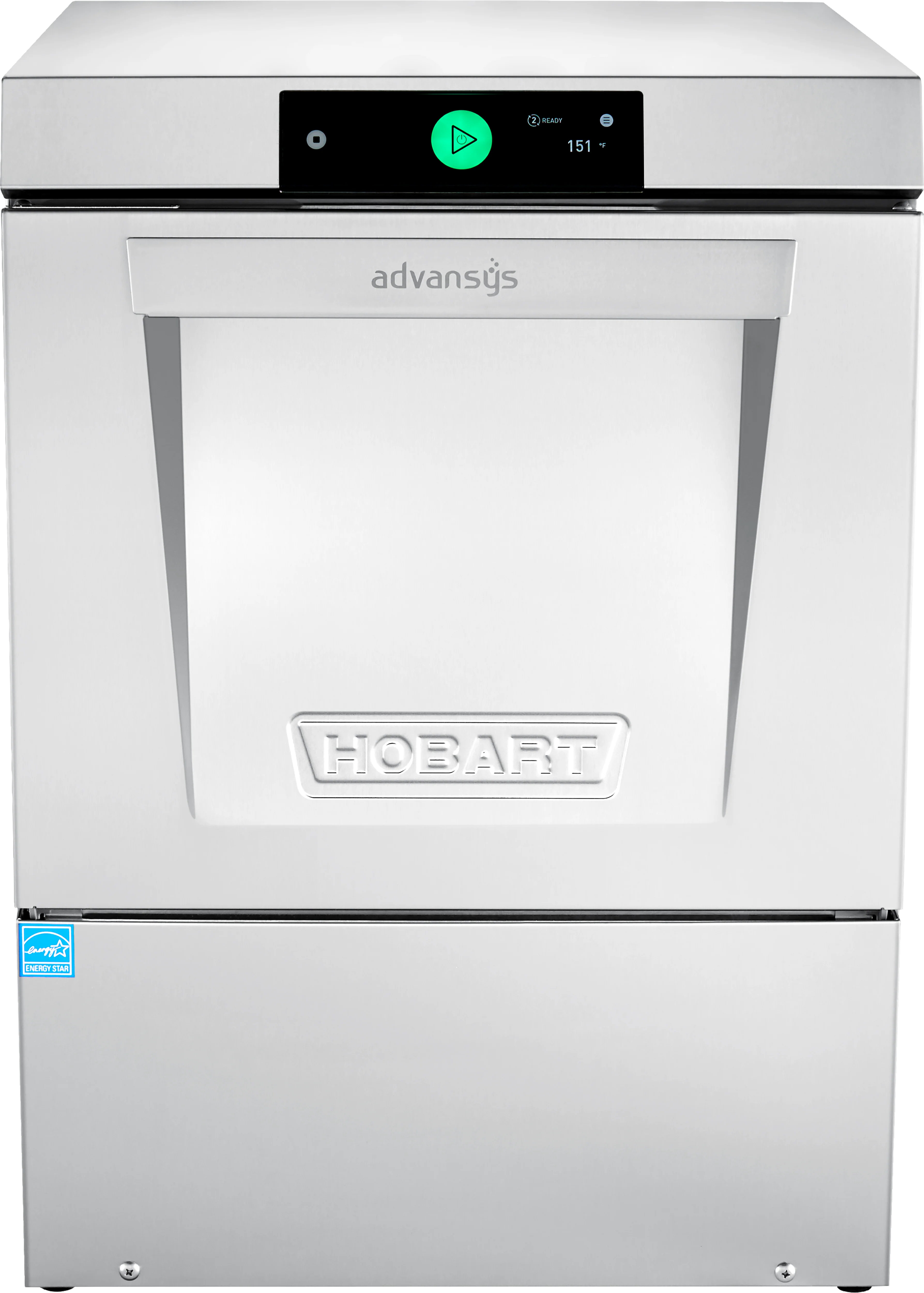 Hobart LXNR-2 23 Inch Stainless Steel Undercounter Dishwasher with High Temp Sanitizing