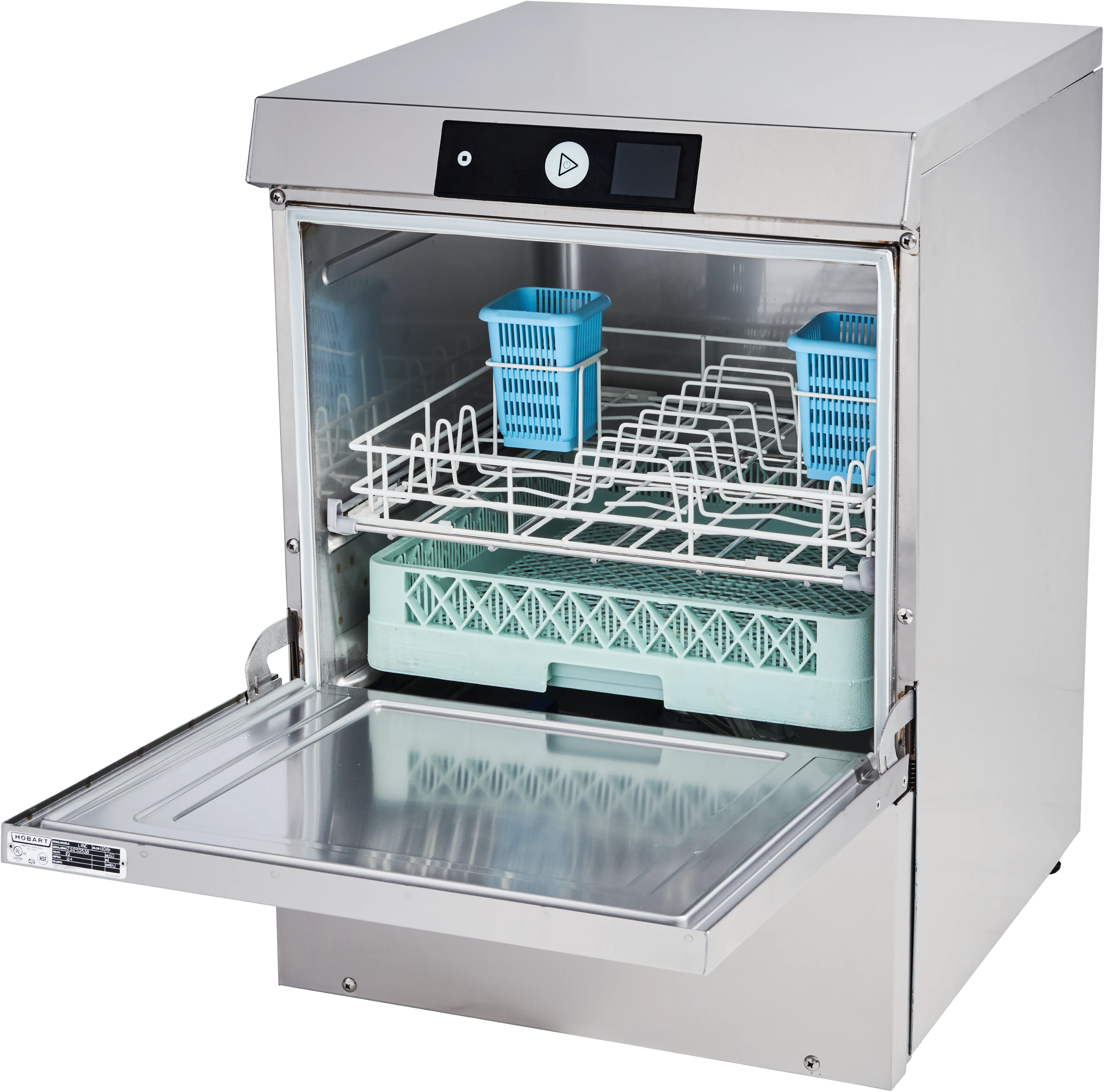 Hobart LXNR-2 23 Inch Stainless Steel Undercounter Dishwasher with High Temp Sanitizing Hobart LXNR-2 23 Inch Stainless Steel Undercounter Dishwasher with High Temp Sanitizing
