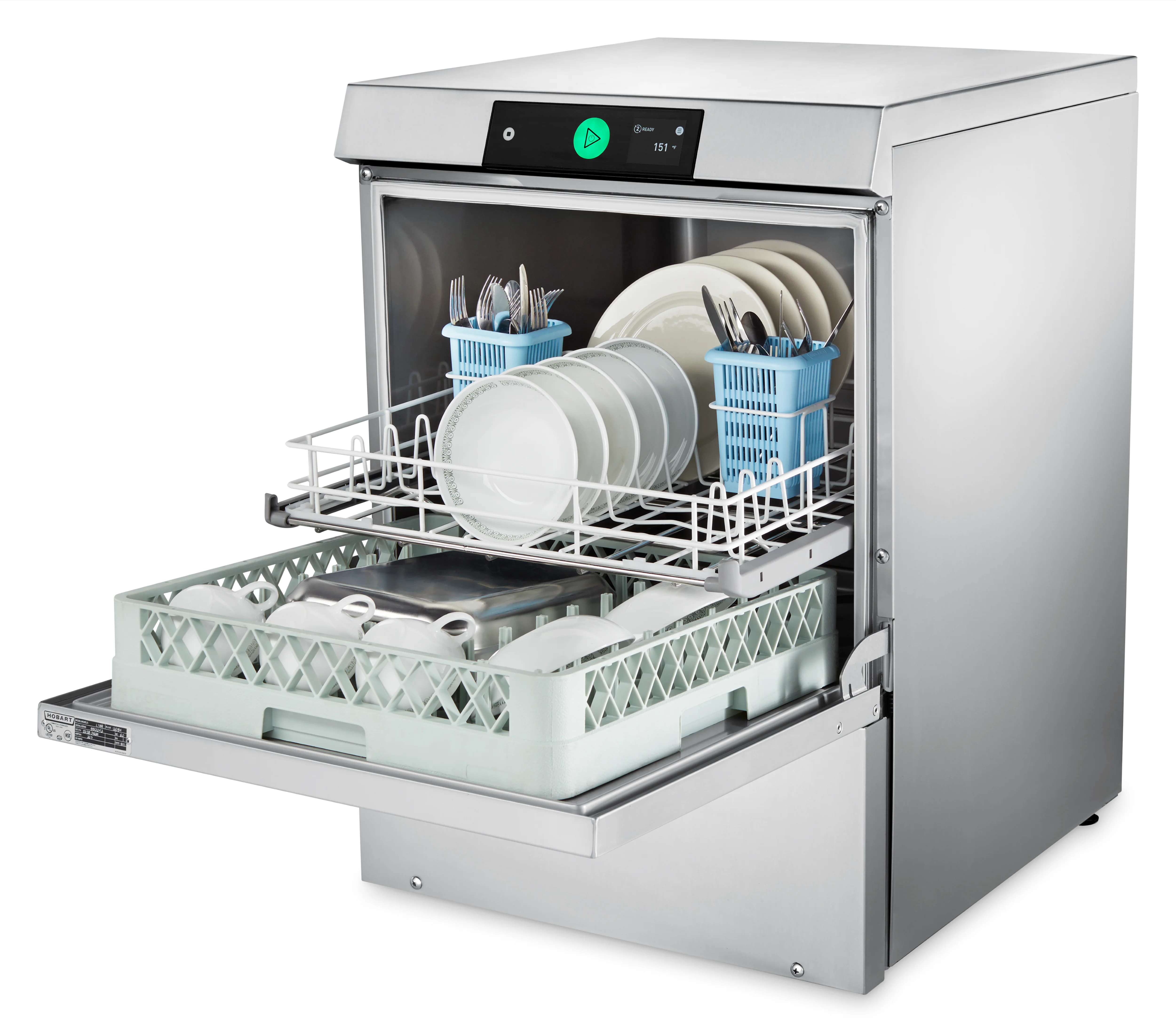 Hobart LXNR-2 23 Inch Stainless Steel Undercounter Dishwasher with High Temp Sanitizing Hobart LXNR-2 23 Inch Stainless Steel Undercounter Dishwasher with High Temp Sanitizing