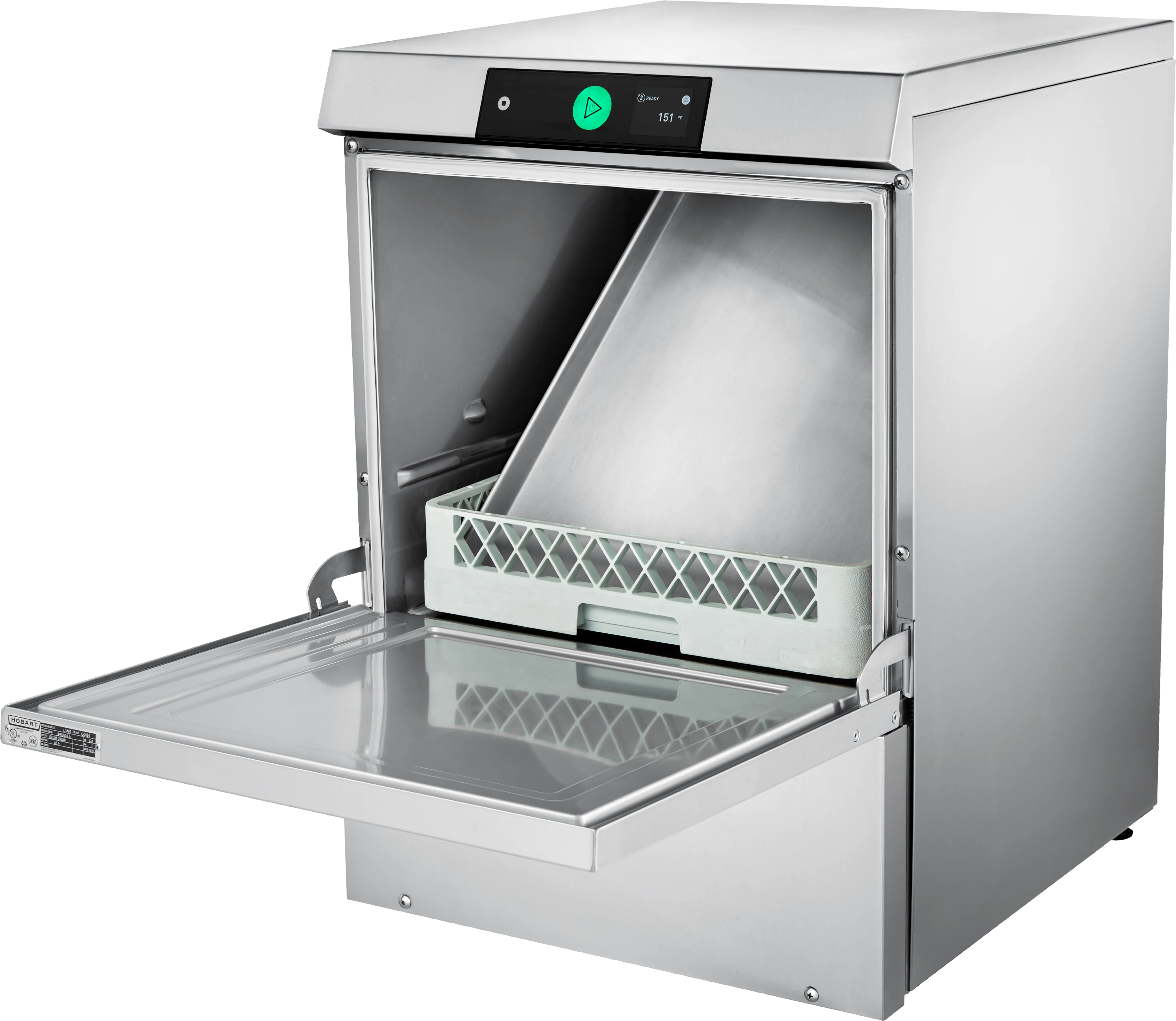 Hobart LXNR-2 23 Inch Stainless Steel Undercounter Dishwasher with High Temp Sanitizing Hobart LXNR-2 23 Inch Stainless Steel Undercounter Dishwasher with High Temp Sanitizing