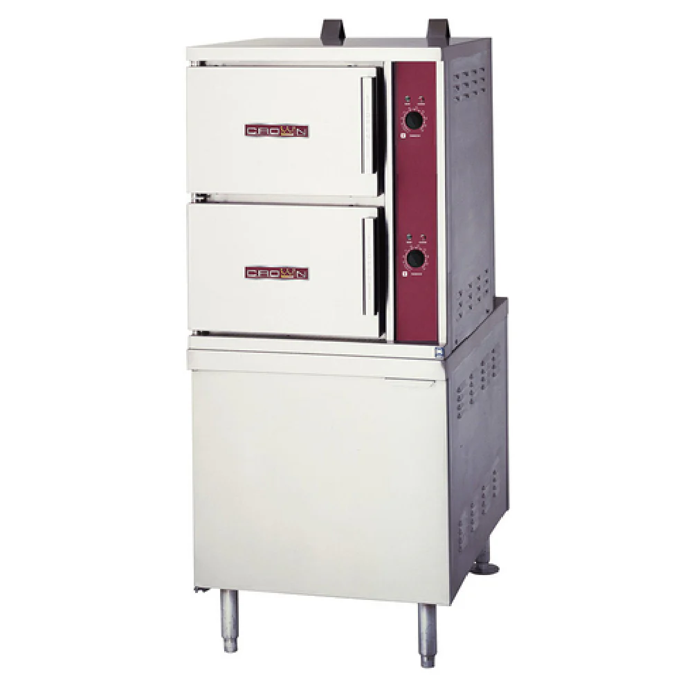 Crown Steam GCX-2-24_LP 24 Inch Convection Steamer Gas with 200000 BTU Crown Steam GCX-2-24_LP 24 Inch Convection Steamer Gas with 200000 BTU